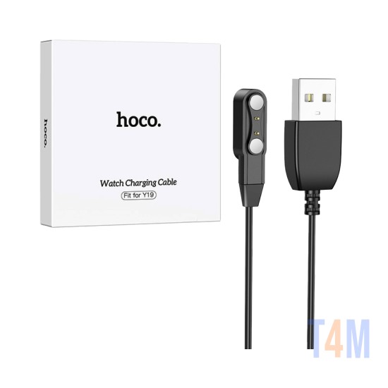 Hoco Wireless Charger for Y19 Sports Smartwatch Black